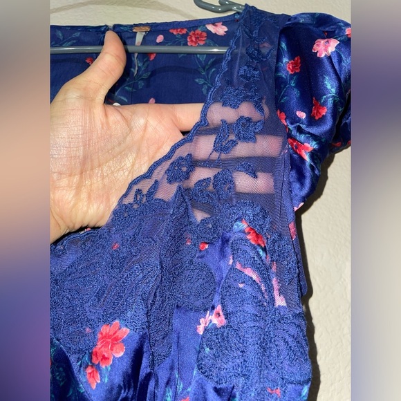 NWT Free People Butterfly Babe Maxi Dress (L) - Picture 7 of 14